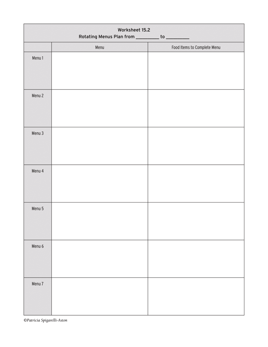 Crisis Preparedness Worksheet 15.2